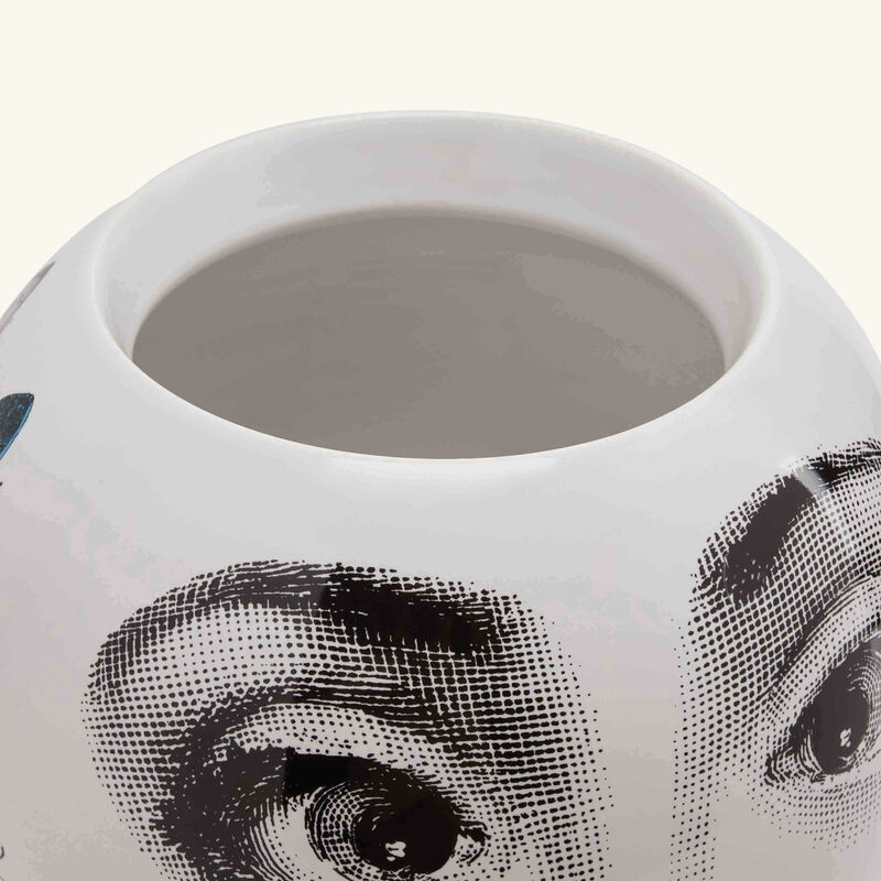 fornasetti farfalle vase medium white
