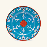 pinto paris lagon dinner plate round blue 26cm
