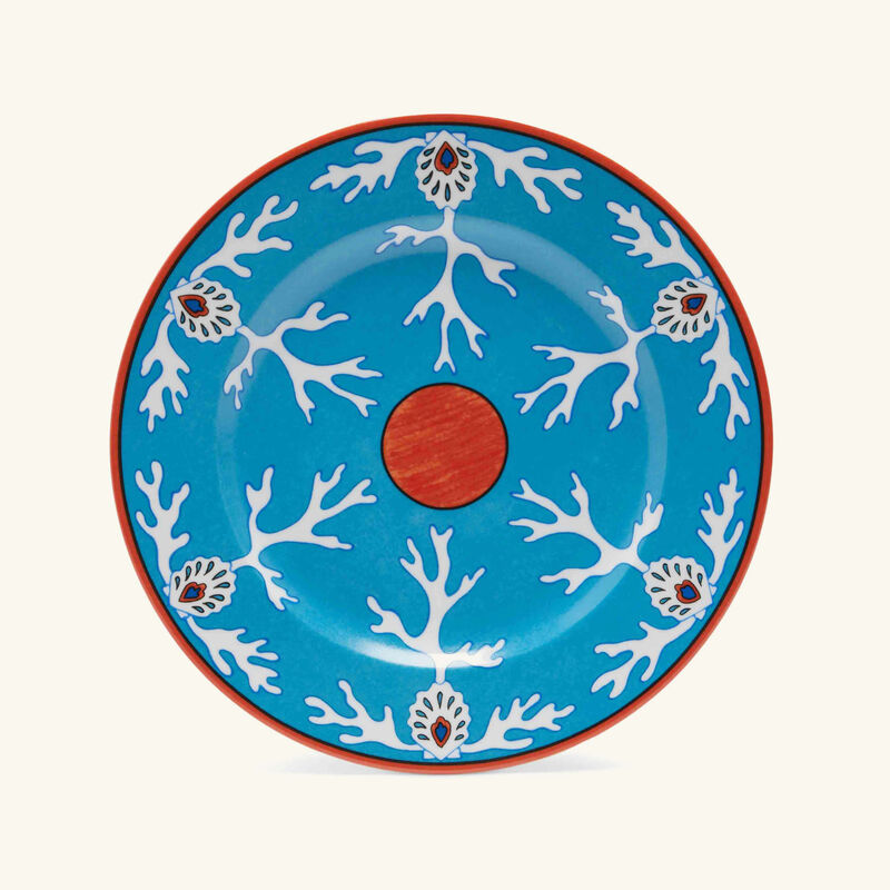 pinto paris lagon dinner plate round blue 26cm