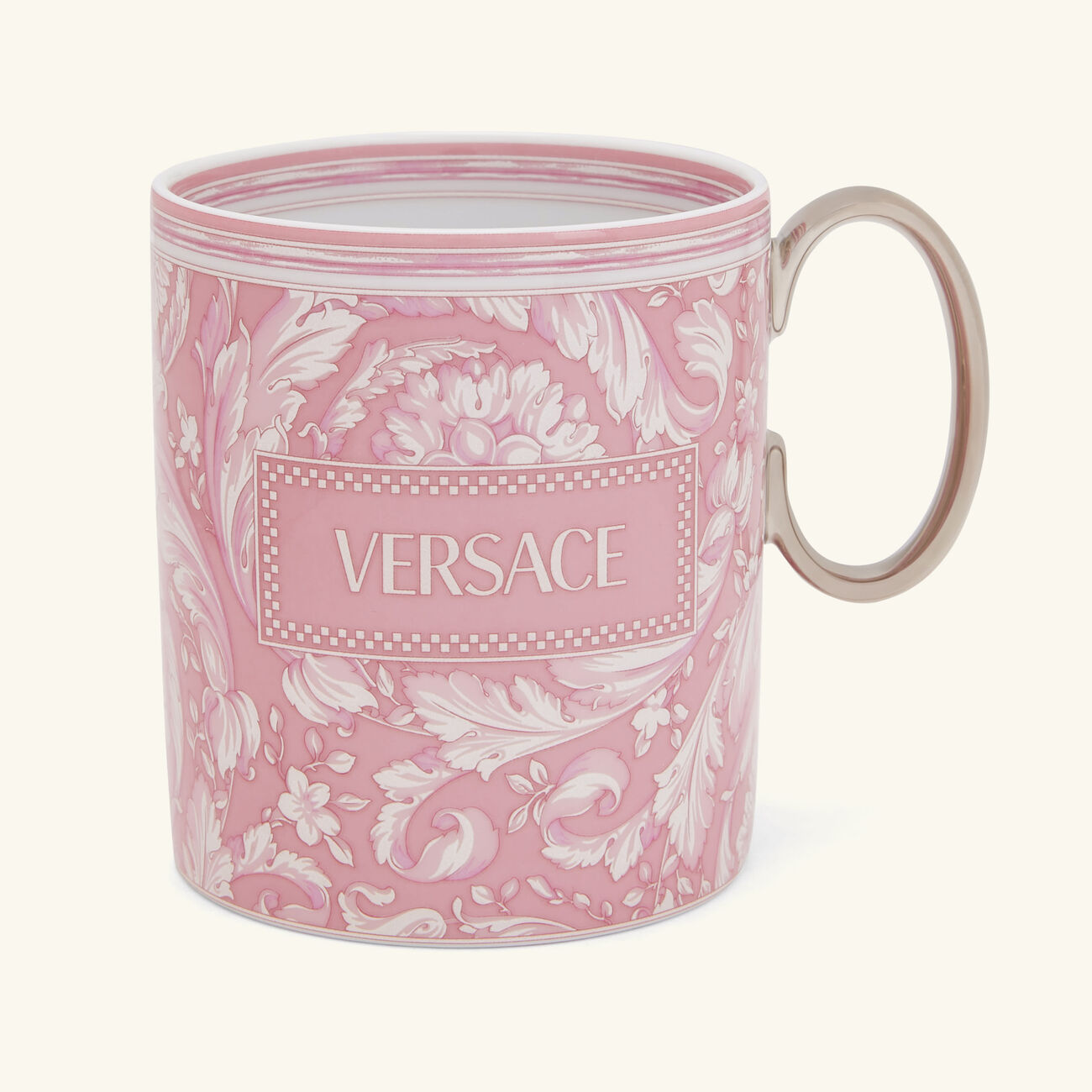 Barocco Mug Pink versace barocco mug pink