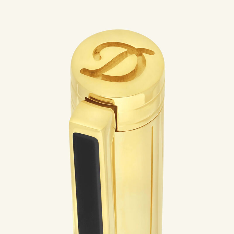 st dupont classique ballpoint pen black