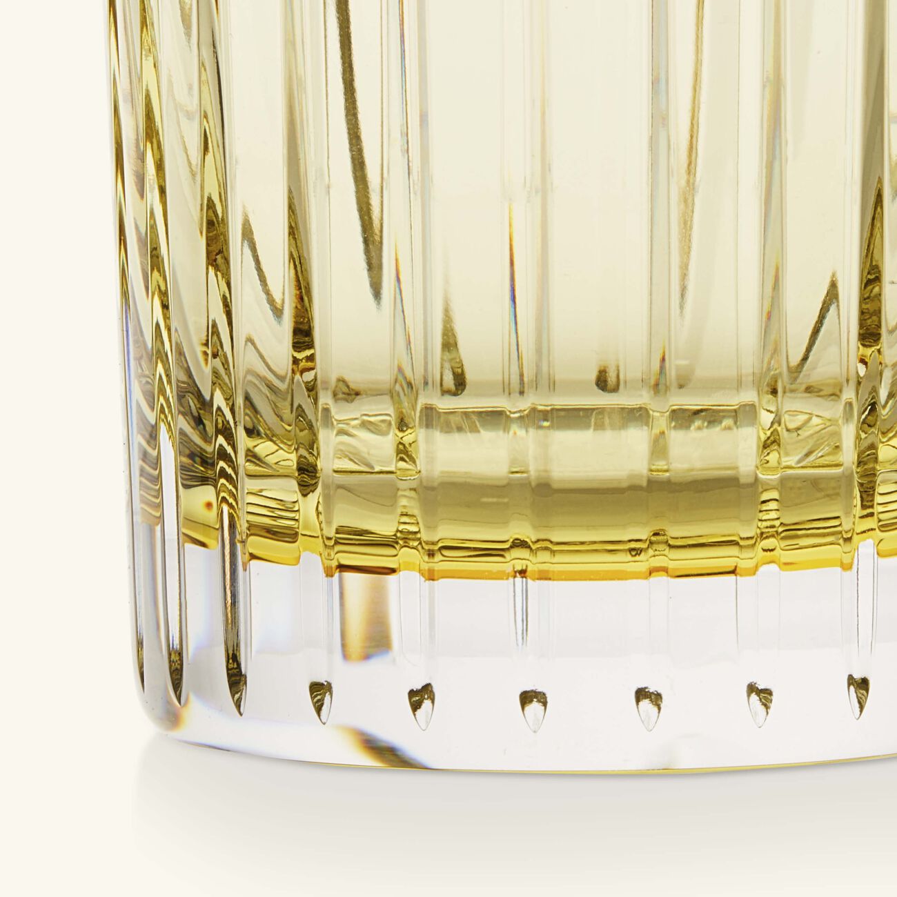 baccarat harmonie drinking glass yellow set of 2