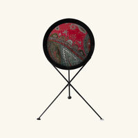 Voyage Au Rajasthan Foldable Round Table Black etro voyage au rajasthan foldable round table black