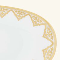 bernardaud venise serving platter oval gold 21cm