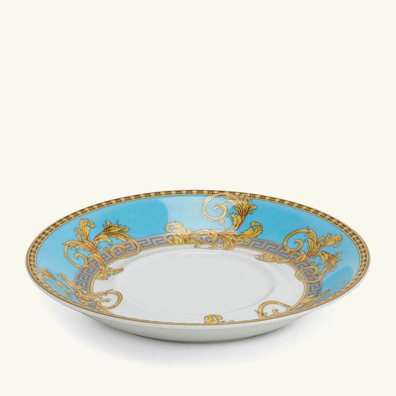 versace prestige gala tea cup   saucer white set of 6