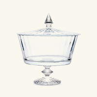 baccarat mille nuits dessert plate round clear 16cm