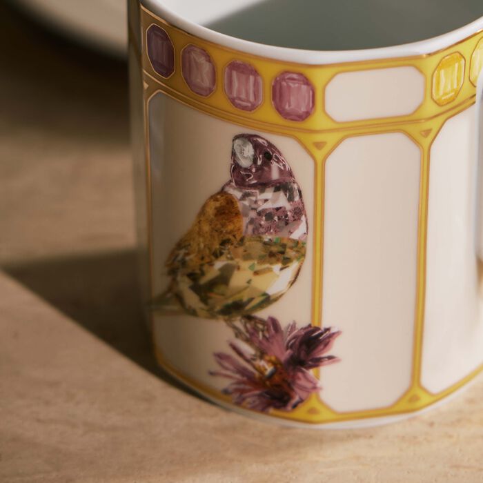 rosenthal idyllia mug finch yellow