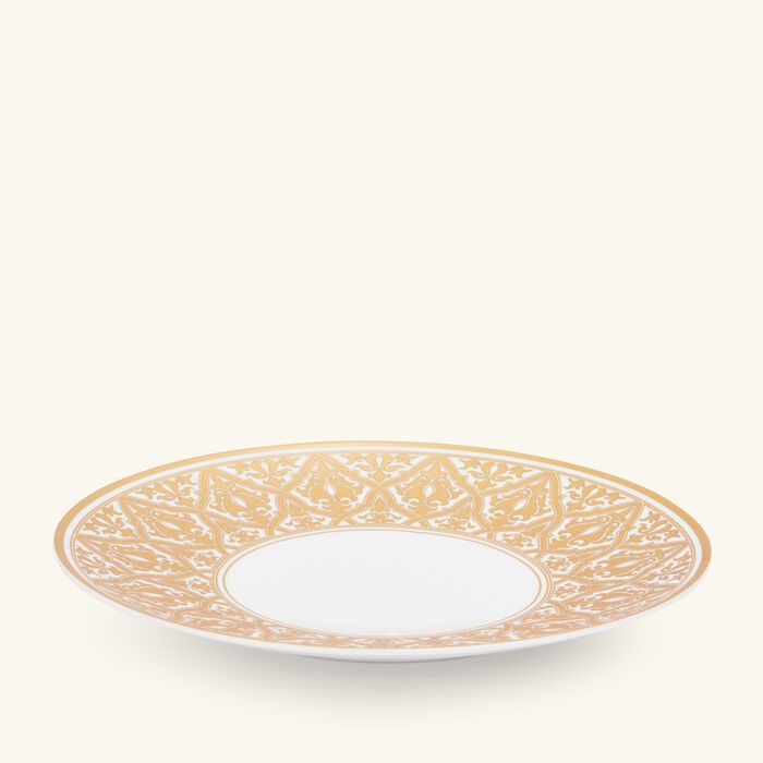 bernardaud venise dinner plate round gold 27cm