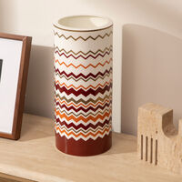 مزهرية أيكونيك دائرية كبيرة متعددة الألوان ميسوني هوم مزهرية أيكونيك دائرية كبيرة متعددة الألوان