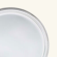 كريستوفل صينية الضيافة مالميزون دائرية متوسطة مطلية بالفضة