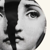 Tema e Variazioni No.10 Coaster Grey fornasetti tema e variazioni no 10 coaster grey