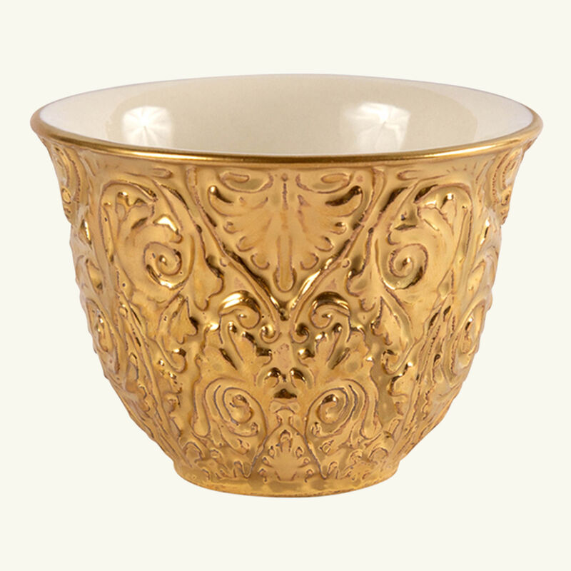 Amour Gold Arabic Coffee Cup Gold villari amour gold arabic coffee cup gold
