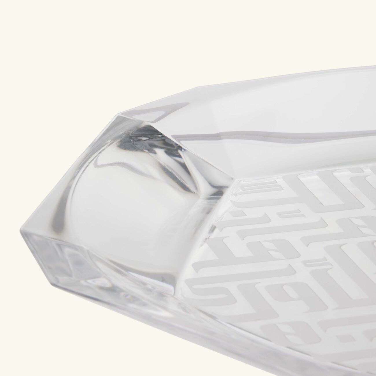 دملاج الطبق السفلي دار بتصميم دائري شفاف 32 سم