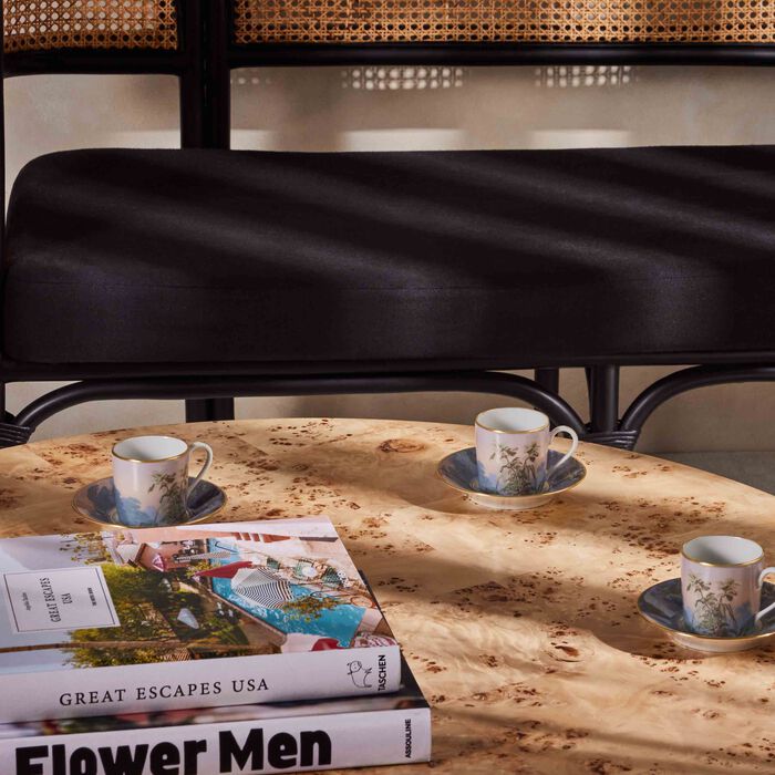 طقم لو بريزيل المؤلف من 4 فناجين للقهوة مع صحونها هافيلاند طقم لو بريزيل المؤلف من 4 فناجين للقهوة مع صحونها