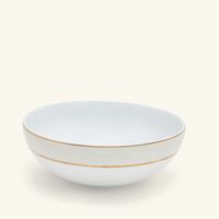 bernardaud sauvage blanc salad plate round gold 21cm