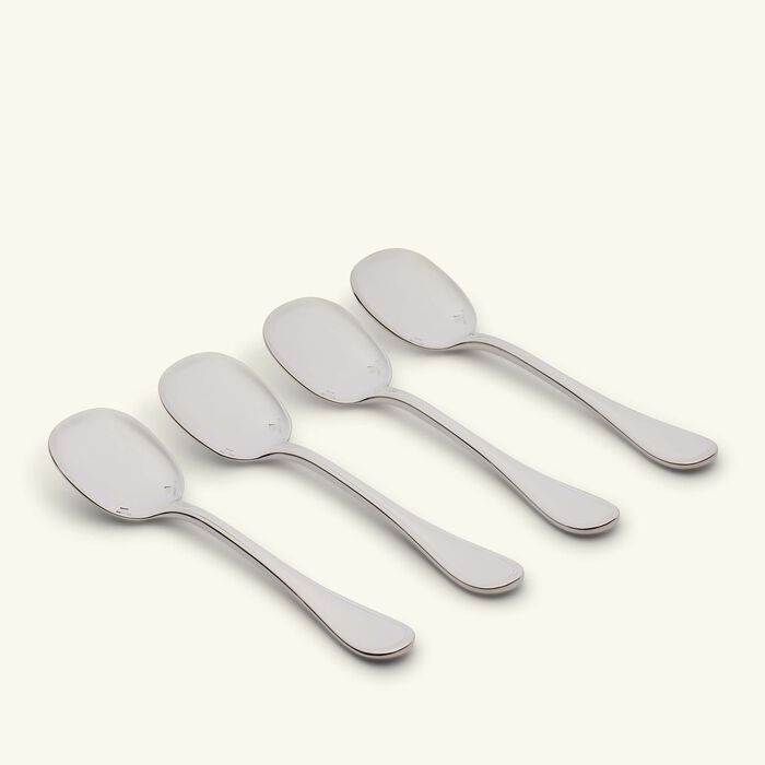 كريستوفل طقم آلبي من 4 ملاعق للآيس كريم مطلية بالفضة