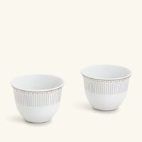 christofle malmaison imp riale coffee cups platinum set of 2