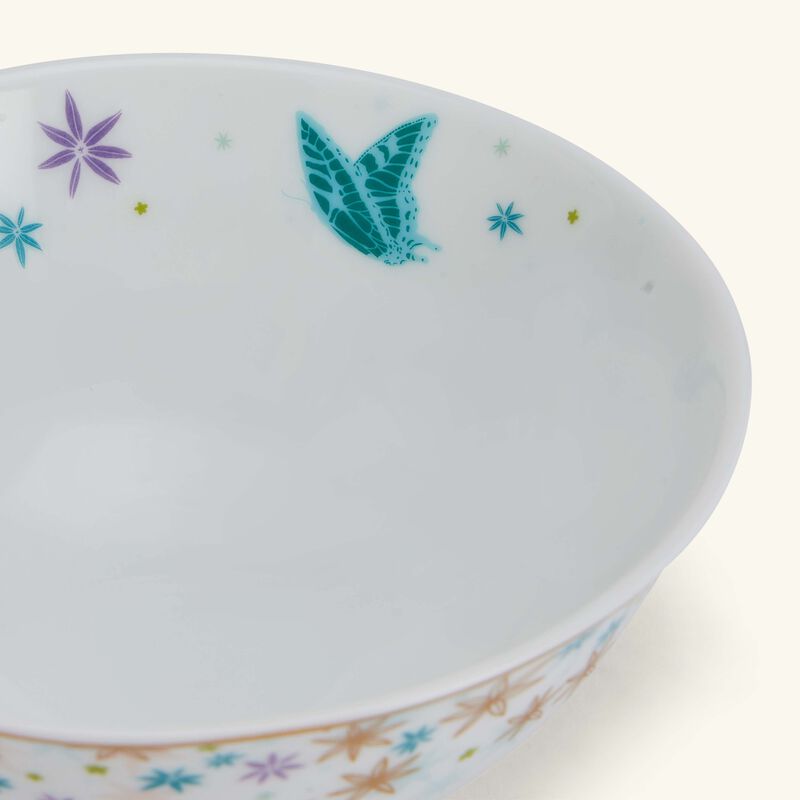 bernardaud feerie michael cailloux rice bowl blue 12cm