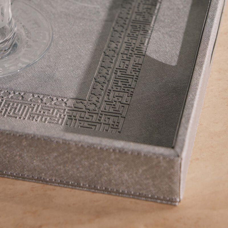 dimlaj dar tea cups with saucer clear set of 6