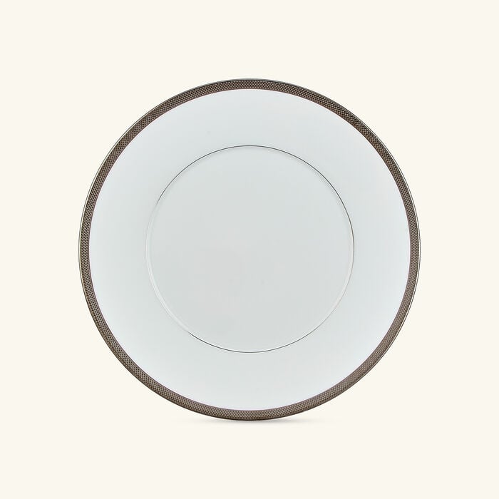 Maille Platine Dinner Plate Round White 27cm bernardaud maille platine dinner plate round white 27cm