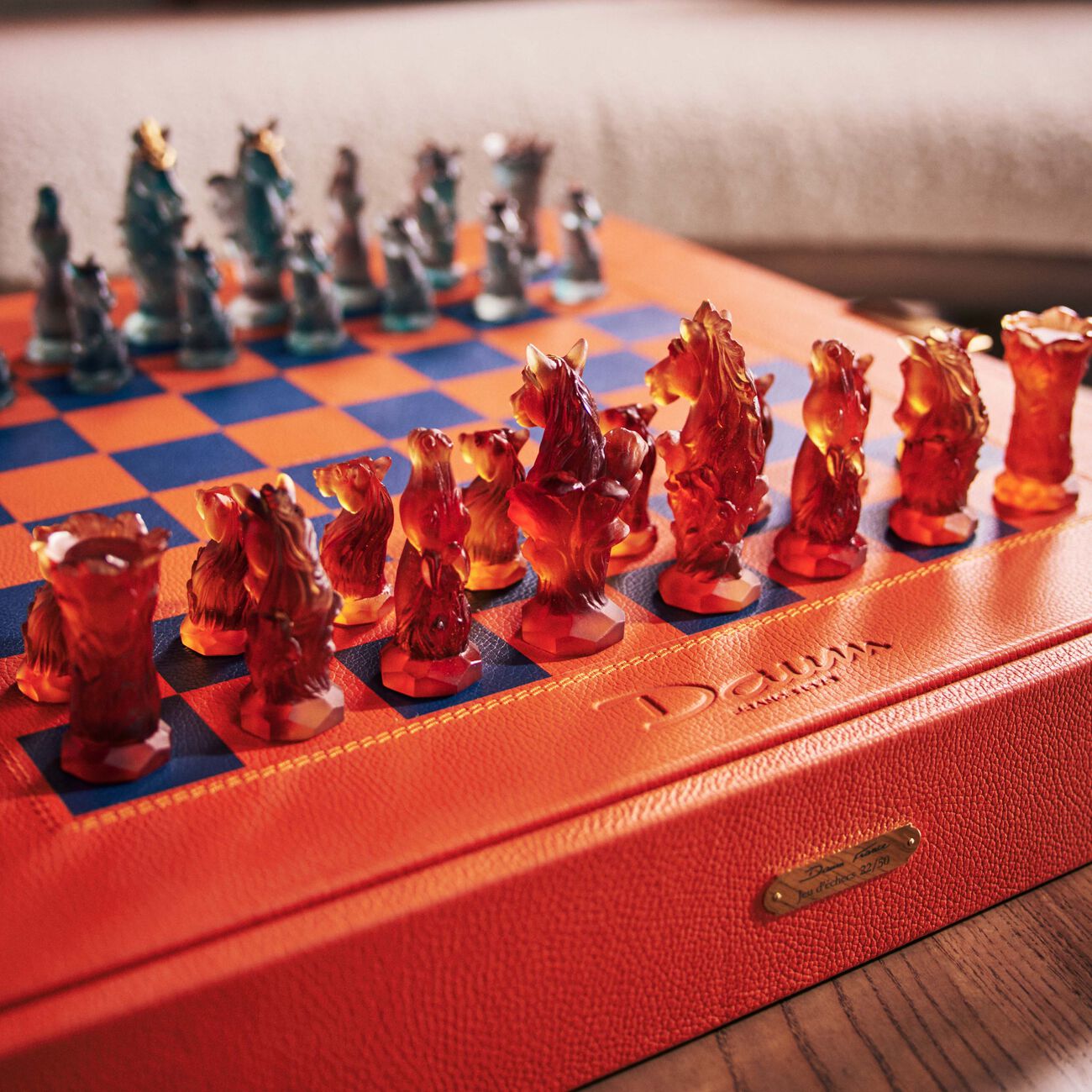 daum cavalcade chess board brown limited edition of 50