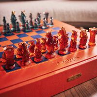 daum cavalcade chess board brown limited edition of 50