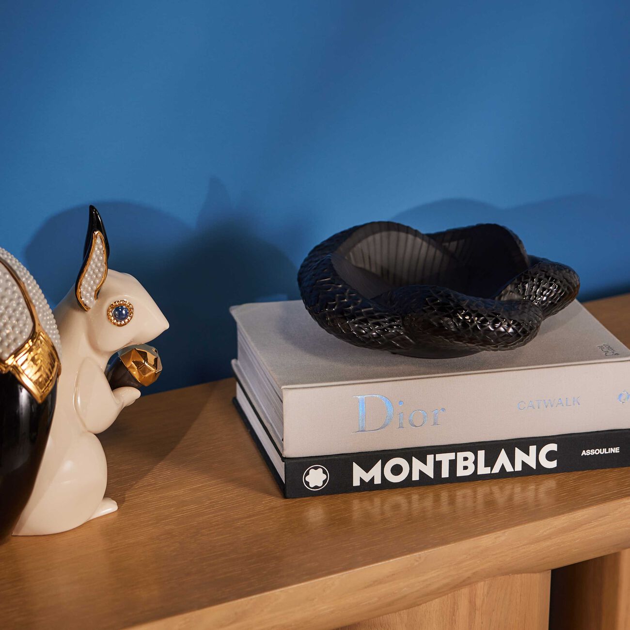 Serpent Bowl Black lalique serpent bowl black