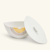 Qamar Serving Pot with Lid White 23cm dimlaj qamar serving pot with lid white 23cm