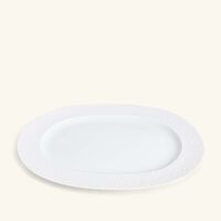 bernardaud ecume serving platter oval white 35cm