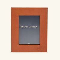 Bedford Garrett Leather Frame Brown 13x18 cm ralph lauren home bedford garrett leather frame brown 13x18 cm