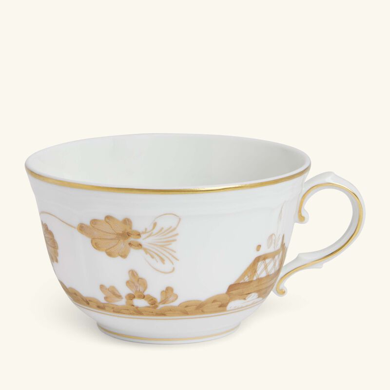 جينوري 1735 فنجان الشاي أوريينتي إيتاليانو بنقوش ذهبية