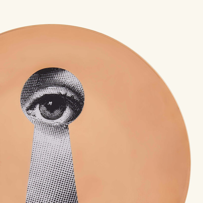 fornasetti tema e variazioni no 14 wall plate gold