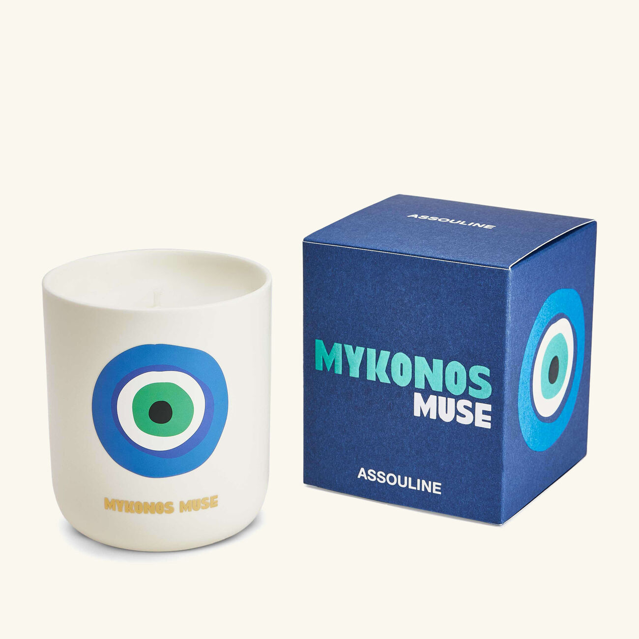 assouline mykonos muse candle