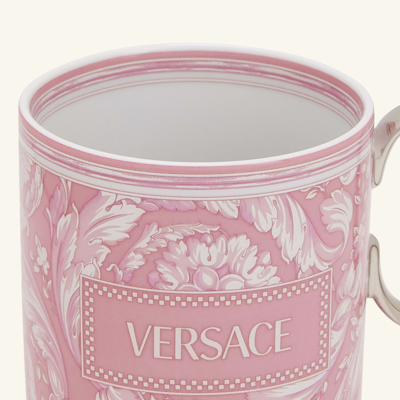 Barocco Mug Pink versace barocco mug pink