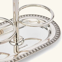 christofle malmaison oil   vinegar cruet silver plated