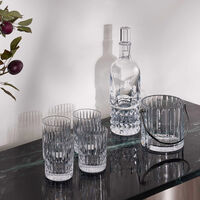 baccarat harmonie on the rocks tumblers and ice bucket set