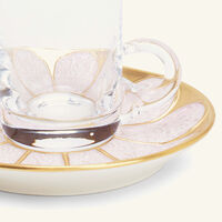 Amour Arabic Tea Cup & Saucer Clear villari amour arabic tea cup saucer clear