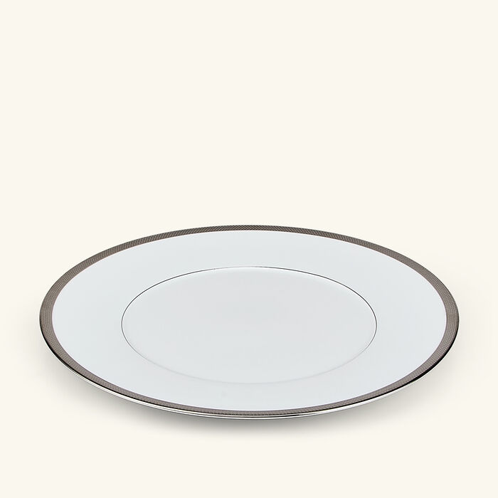 Maille Platine Dinner Plate Round White 27cm bernardaud maille platine dinner plate round white 27cm
