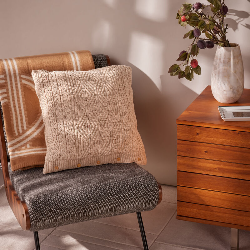 رالف لورين هوم بطانية بيركن باللون البني