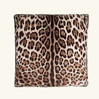 dolce gabbana casa leopard tray rectangular large brown