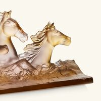 daum cavalcade pencil tray brown