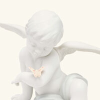 lladro angelical moments sculpture small white