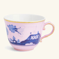 ginori 1735 oriente italiano azalea coffee cup pink