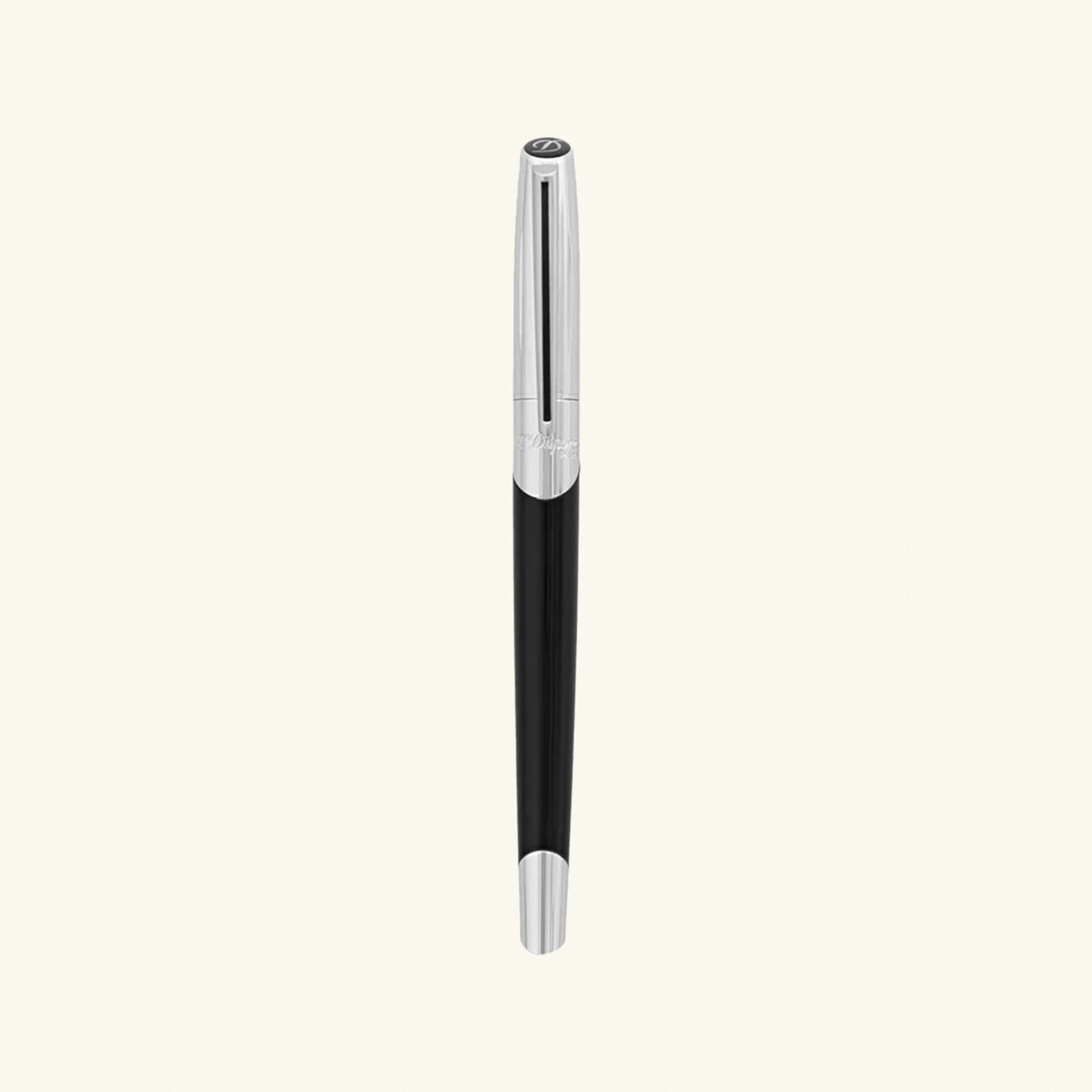 st dupont defi millennium rollerball pen silver