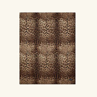dolce gabbana casa leopard tray rectangular large brown