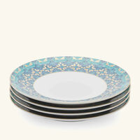 haviland portofino dessert plate round blue 22cm set of 4
