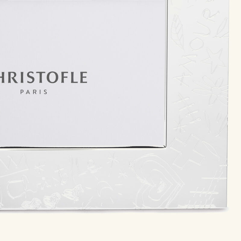 christofle graffiti picture frame silver plated 13x18cm
