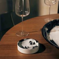 fornasetti tema e variazioni ashtray round grey