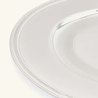 christofle timeless charger plate round silver plated 29cm