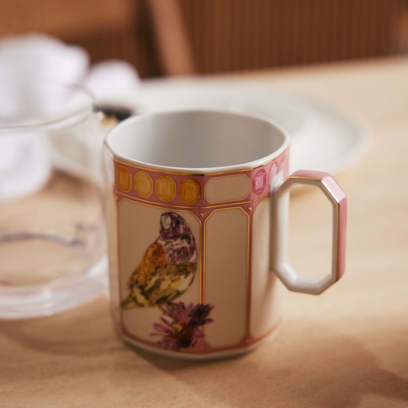 Idyllia Mug Finch Pink rosenthal idyllia mug finch pink